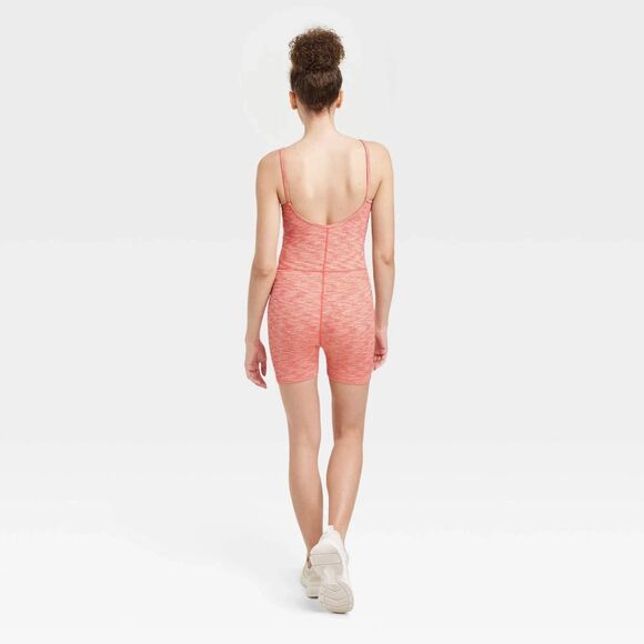 🧡 JoyLab Coral Orange Open Back Bodysuit – Size Small – NWT - Picture 2 of 7